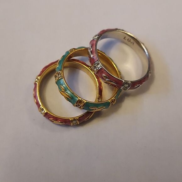 Lauren Adam's  stackable ring set - Picture 4 of 7